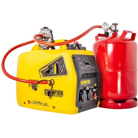 Champion 2000 Watt Dual-Fuel Inverter Benzin Gas Generator Notstromaggregat Stromerzeuger 230V EU 3 Champion 2000 Watt Dual-Fuel Inverter Benzin Gas Generator Notstromaggregat Stromerzeuger 230V EU