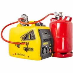 Champion 2000 Watt Dual-Fuel Inverter Benzin Gas Generator Notstromaggregat Stromerzeuger 230V EU