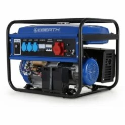 EBERTH 5500 Watt Notstromaggregat Stromerzeuger Stromaggregat Mit E-Start, 13 PS Benzinmotor, 4-Takt, 3-Phasen, 1x 400V, 3x 230V, 1x 12V, Automatischer Voltregler AVR, Ölmangelsicherung -Deutschland Stromerzeuger & Zubehör Verkaufs-Shop 2796458 3 1