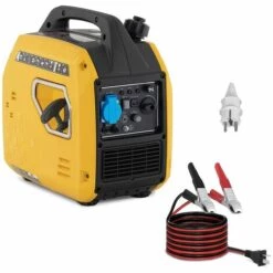 MSW Stromgenerator Inverter Stromerzeuger Stromaggregat 230 V 12 V 2.100 W Seilzug