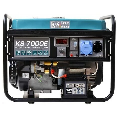 KÖNNER & SÖHNEN Könner & Söhnen Stromerzeuger 5500W Benzin 230V KS7000E - Blau 3 KÖNNER & SÖHNEN Könner & Söhnen Stromerzeuger 5500W Benzin 230V KS7000E - Blau