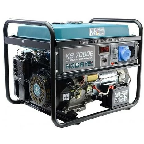 KÖNNER & SÖHNEN Könner & Söhnen Stromerzeuger 5500W Benzin 230V KS7000E - Blau 4 KÖNNER & SÖHNEN Könner & Söhnen Stromerzeuger 5500W Benzin 230V KS7000E - Blau – Bild 2
