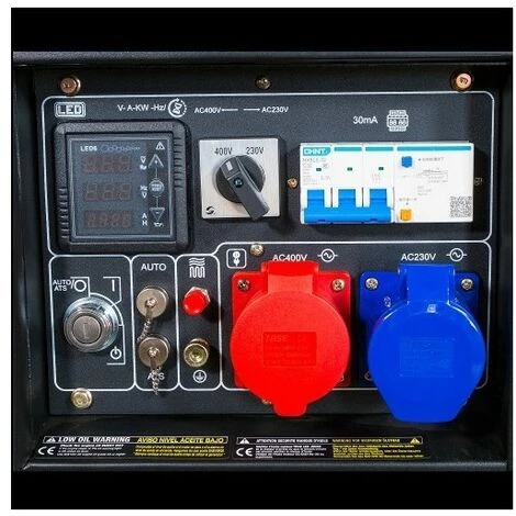 KOMPAK Stromerzeuger 6400W Diesel 230V/400V K8000LE-T 4 KOMPAK Stromerzeuger 6400W Diesel 230V/400V K8000LE-T – Bild 2