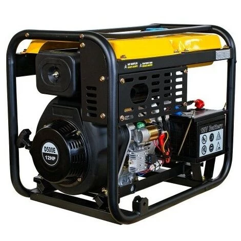 KOMPAK Stromerzeuger 6400W Diesel 230V/400V K8000LE-T 6 KOMPAK Stromerzeuger 6400W Diesel 230V/400V K8000LE-T – Bild 4