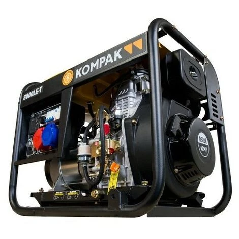 KOMPAK Stromerzeuger 6400W Diesel 230V/400V K8000LE-T 7 KOMPAK Stromerzeuger 6400W Diesel 230V/400V K8000LE-T – Bild 5