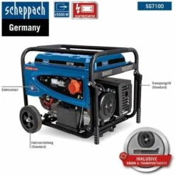 Scheppach Benzin Stromerzeuger SG7100 4-Takt Generator Notstromaggregat 5500W -Deutschland Stromerzeuger & Zubehör Verkaufs-Shop 43858197 4