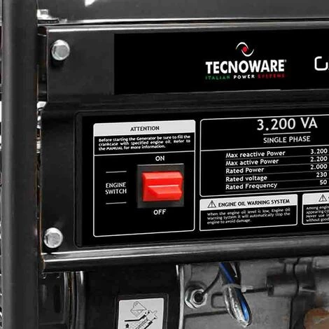 Tecnoware 3200VA Einphasen-Benzin-Stromerzeuger FGE3200M 5 Tecnoware 3200VA Einphasen-Benzin-Stromerzeuger FGE3200M – Bild 3