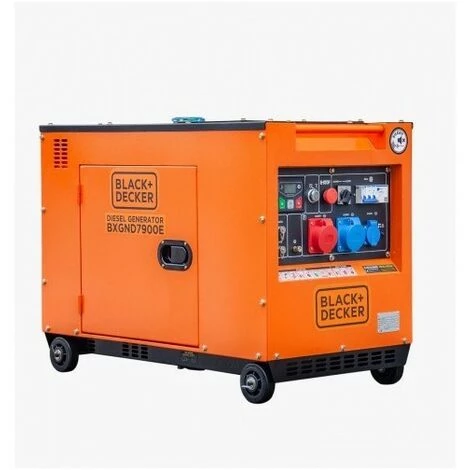 BLACK + DECKER BLACK+DECKER Stromerzeuger 7.9KvA Diesel 230V/400V Schallgedämmt BXGND7900E 2 BLACK + DECKER BLACK+DECKER Stromerzeuger 7.9KvA Diesel 230V/400V Schallgedämmt BXGND7900E