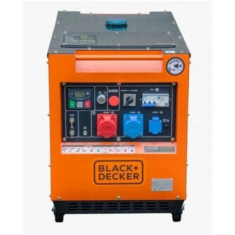 BLACK + DECKER BLACK+DECKER Stromerzeuger 7.9KvA Diesel 230V/400V Schallgedämmt BXGND7900E 3 BLACK + DECKER BLACK+DECKER Stromerzeuger 7.9KvA Diesel 230V/400V Schallgedämmt BXGND7900E – Bild 2