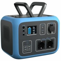 PowerOak BLUETTI Gehaltsgenerator AC50S BLAU 300W Tragbare Solar Generator 500Wh Stromerzeuger With Stromgenerator Mobiler Solar Energiespeicher Akku Generator Lafrgerate Fur Camping Reise CPAP Outdoor Camping Home Emergence