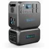 PowerOak BLUETTI AC200MAX Und B230 Tragbarer Generator Mit Powerbank, Solargenerator Mit LiFePO4-Akku, Insgesamt 4096 Wh, Für Camping, Notfall, Wohnwagen Powerstation 1000W