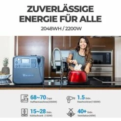 PowerOak BLUETTI AC200MAX Und B230 Tragbarer Generator Mit Powerbank, Solargenerator Mit LiFePO4-Akku, Insgesamt 4096 Wh, Für Camping, Notfall, Wohnwagen Powerstation 1000W -Deutschland Stromerzeuger & Zubehör Verkaufs-Shop 54378455 5