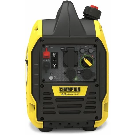Champion 92001i-DF-EU 2200 Watt Dual-Fuel Inverter Benzin Gas Generator Notstromaggregat Stromerzeuger 230V EU 4 Champion 92001i-DF-EU 2200 Watt Dual-Fuel Inverter Benzin Gas Generator Notstromaggregat Stromerzeuger 230V EU – Bild 2