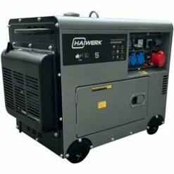 Haiwerk Leise Diesel Stromerzeuger Generator HW-DSG 6500, 6.5 KW Inkl. E-Start Batterie -Deutschland Stromerzeuger & Zubehör Verkaufs-Shop 59657544 3
