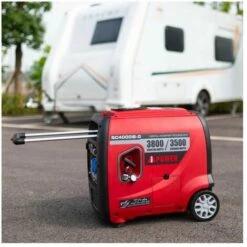 AI POWER A-iPower Geräuscharmer Inverter-Generator 3800W SC4000iE-O - Rot -Deutschland Stromerzeuger & Zubehör Verkaufs-Shop 61063327 4