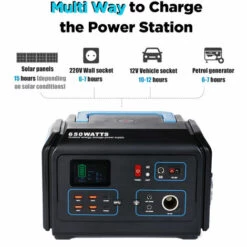 GREADEN Tragbares Stromerzeuger 519.48Wh/650W Solargenerator Tragbares Batterie Kraftwerk Campinggenerator Tragbar Häfen Von Aufladen AC/DC/USB QC 3.0/PD 100W -Deutschland Stromerzeuger & Zubehör Verkaufs-Shop 65509005 2