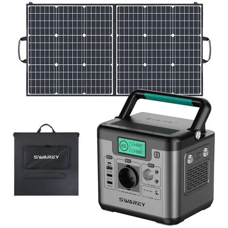 Swarey 518Wh Tragbarer Stromgenerator Mit 100W Faltbare SolarPanel Solar Generator Für Outdoor Camping Home Stromerzeuger 3 Swarey 518Wh Tragbarer Stromgenerator Mit 100W Faltbare SolarPanel Solar Generator Für Outdoor Camping Home Stromerzeuger
