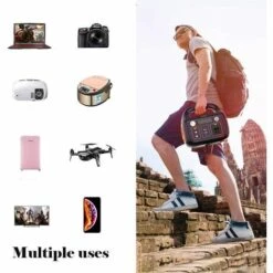 JOORRT Portable Power Station 500W DC/AC 110V Or 220V Outdoor Portable Generator Solar Generator (Optional With Solar Panel) Mobile Power Supply 500W -Deutschland Stromerzeuger & Zubehör Verkaufs-Shop 67932649 3