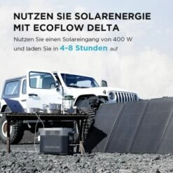 EF ECOFLOW ECOFLOW Tragbare Powerstation (EFDELTA) UPS 1260Wh, Mobiler Stromspeicher & Solar Generator Mit 4 X 1800W (3300W Surge) AC-Steckdosen Für Campingreisen, Garten, Balkon, Heimwerken Und Notstromaggregat -Deutschland Stromerzeuger & Zubehör Verkaufs-Shop 68089019 4
