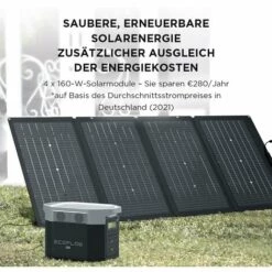EF ECOFLOW DELTA Max (1600) 1612 kWh, Tragbarer Solar-Generator Mit 4 Anschlüssen, AC 2000 W (4600 W Überspannung) Für Outdoor, Reisen Und Camping Im Wohnmobil -Deutschland Stromerzeuger & Zubehör Verkaufs-Shop 68089030 5