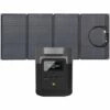 EF ECOFLOW ECOFLOW DELTA Mini-Solargenerator 882Wh Mit 220W-Solarpanel, 2 X 1400W AC-Ausgang (2100W Spitze), Tragbares Kraftwerk Für Outdoor-Camping, Wohnmobil, Hochleistungsgeräte