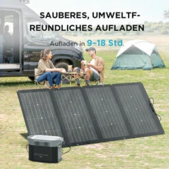 EF ECOFLOW Delta Max (Delta Max1600+220WSolar Panelx2) Powerstation 1612 Wh Mit 220-W-Solarmodul, 6x2400W-Wechselstromsteckdosen (5000W  Überpannung), Tragbare Solargenerator Für Notfälle, Camping, Wohnmobile -Deutschland Stromerzeuger & Zubehör Verkaufs-Shop 68089036 5