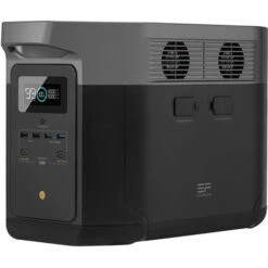 EF ECOFLOW EcoFlow DELTA Max Tragbarer Solar-Generator, 2016 Wh, Mit 4 Anschlüssen, AC 2400 W (4600 W Überspannung) Für Outdoor, Reisen Und Camping Im Wohnmobil