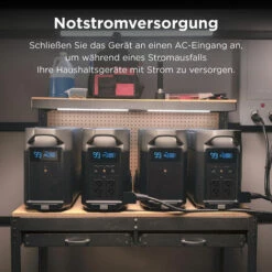 EF ECOFLOW DELTA Pro Smart Zusatzakku, 3.600 Wh Kapazität, DELTA Pro Erweiterbar Auf Bis Zu 10,8 kWh, Zusatzakku Für Notstromversorgung Für Ihr Zuhause, Notfälle, Wohnmobil, Stromnetzunabhängig -Deutschland Stromerzeuger & Zubehör Verkaufs-Shop 68089049 5