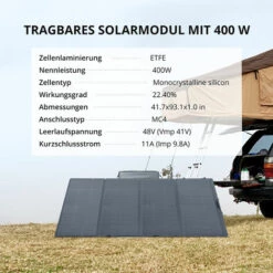 EF ECOFLOW DELTA Max (1600) 1612 KWh Mit 400W Solar Panel, Tragbarer Solar-Generator Mit 4 Anschlüssen, AC 2000 W (4600 W Überspannung) Für Outdoor, Reisen Und Camping Im Wohnmobil -Deutschland Stromerzeuger & Zubehör Verkaufs-Shop 68089057 4