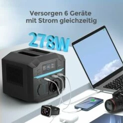 Renogy Tragbare Powerstation Phoenix 200, 222Wh Solar Generator, 2*120V/200W AC Ausgänge, 60W USB-C PD Ausgang, Leichte LiFePO4 Backup Batterie Zum Aufladen Für Outdoor Camping Wohnwagen Notfall -Deutschland Stromerzeuger & Zubehör Verkaufs-Shop 68748344 4